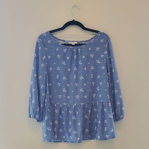 Style & Co Pelplum Top